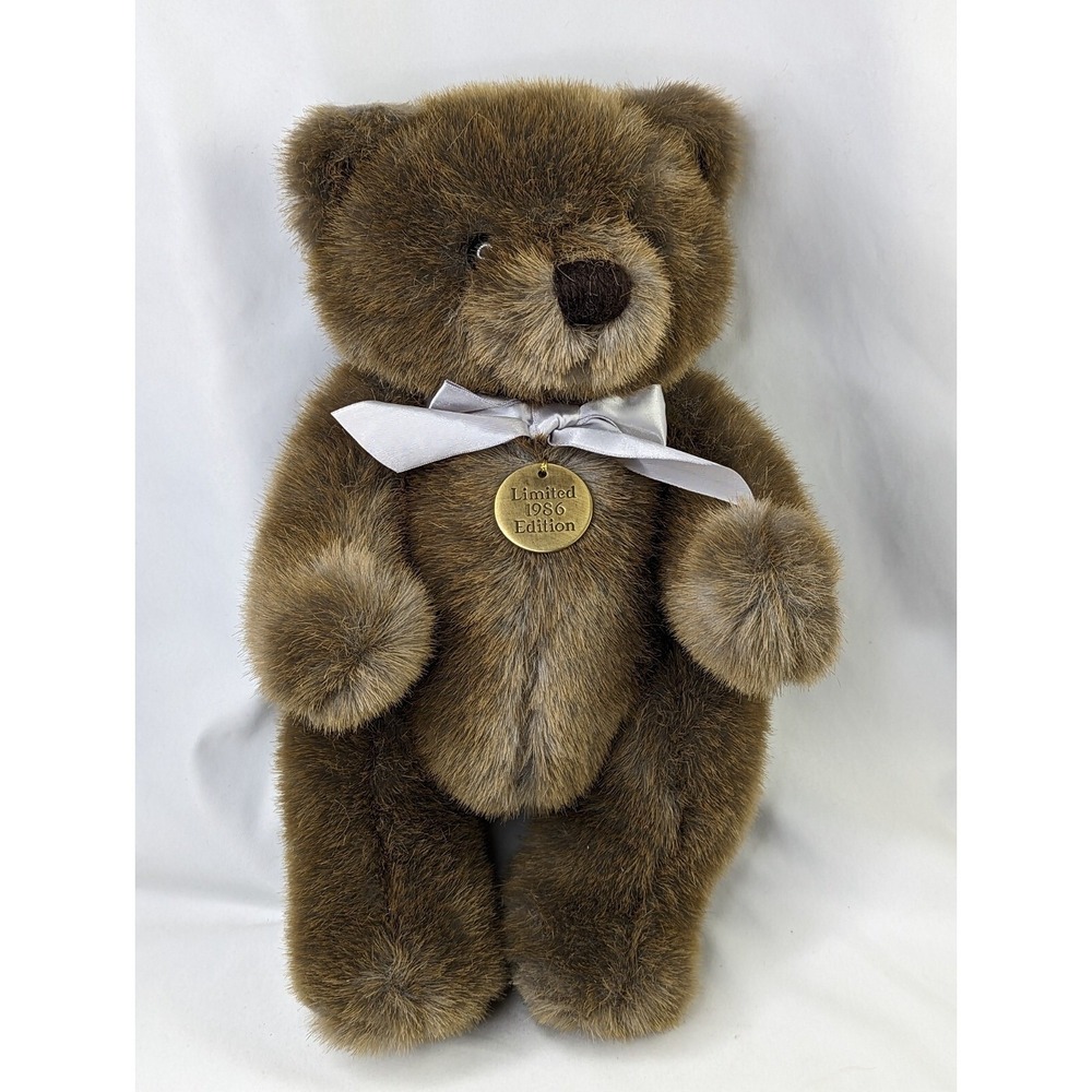 Dakin Baron Bear Plush Brown‎ 13 Inch 1986 Stuffed Animal Toy